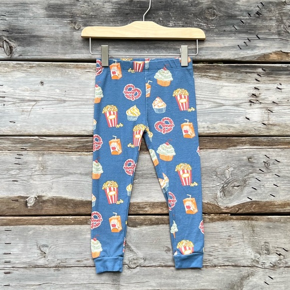 Member’s Mark Organic Cotton Movie Night Snacks Kids’ Pajama Pants Size 3T - Picture 1 of 4